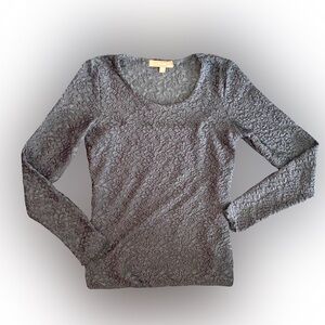 VTG ELLEN TRACY GREEN FLORAL LACE LONG-SLEEVE TOP // SIZE XS💚